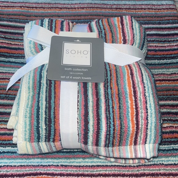 Soho | Bath | Soho Living 0 Cotton Towel Set 8piece Bath Hand Washcloth ...